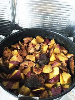 さつまいもと鶏肉の煮物-レシピのメイン写真