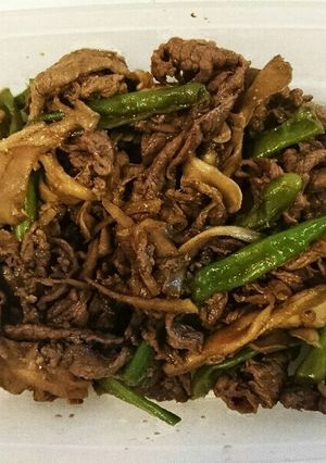 簡単主食　牛肉とししとうの山椒炒め煮-レシピのメイン写真