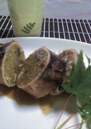 麻婆春雨★でイカ飯風？-レシピのメイン写真