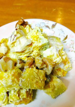 かぼちゃとサツマイモのサラダ-レシピのメイン写真