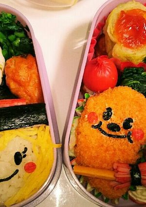 ハロウィンまじょっ子弁当-レシピのメイン写真