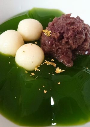 かき氷用抹茶シロップで抹茶ゼリー-レシピのメイン写真