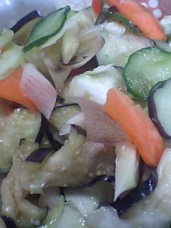 夏野菜の簡単浅漬け-レシピのメイン写真