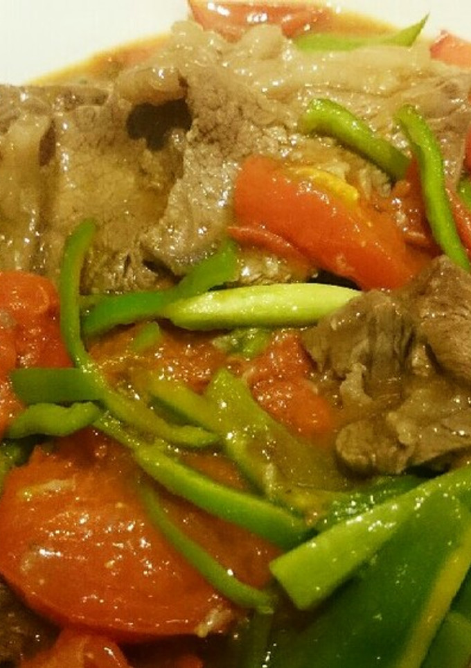 牛肉とトマトの炒め物-レシピのメイン写真