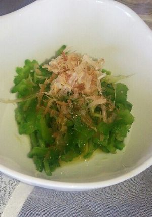 苦味まろやか？！ゴーヤのおひたし☆-レシピのメイン写真