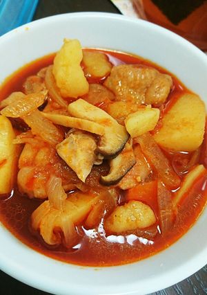 簡単♪炊飯器で鶏肉のトマト煮込み-レシピのメイン写真