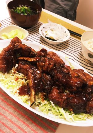 キャベツがモリモリすすむ!スペアリブ⋆*-レシピのメイン写真