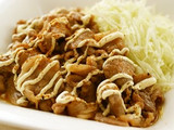 やわらか液で臭みなし✩　豚こまの甘辛炒め