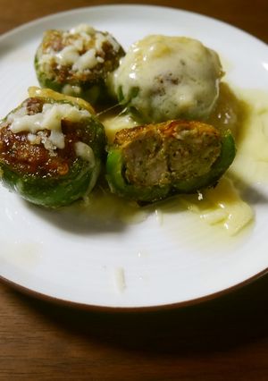 ちびピーマンのイタリア風バジル味詰め-レシピのメイン写真