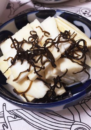 長芋の塩昆布乗せ、ごま油で旨み倍増♪-レシピのメイン写真