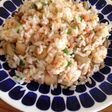 コリコリエリンギと鮭フレークの炒飯