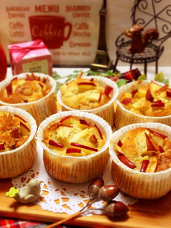 秋♡林檎と紅茶のヨーグルトマフィン♪-レシピのメイン写真