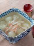 とうがんとカニカマの中華スープ