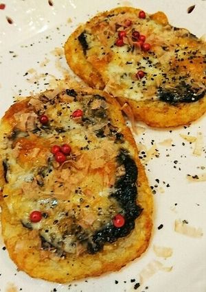 ハッシュドポテトde海苔&ペッパーピザ☆-レシピのメイン写真