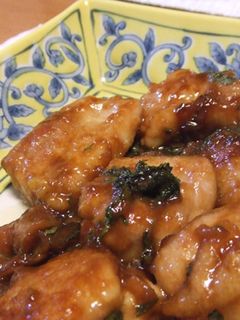 鶏梅照り焼き-レシピのメイン写真