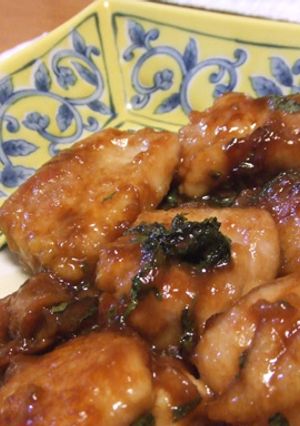 鶏梅照り焼き-レシピのメイン写真