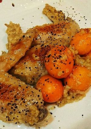 鳥の手羽先と鳥きんかんの塩麹☆旨煮焼き-レシピのメイン写真