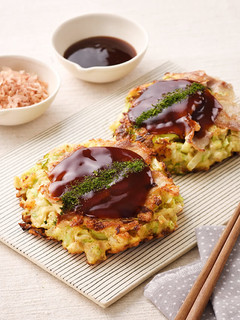 粉大さじ1のヘルシーお好み焼き-レシピのメイン写真