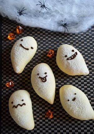 ハロウィン☆おばけパン-レシピのメイン写真