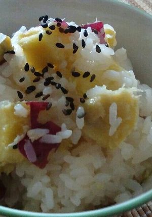 圧力鍋でさつまいもご飯-レシピのメイン写真