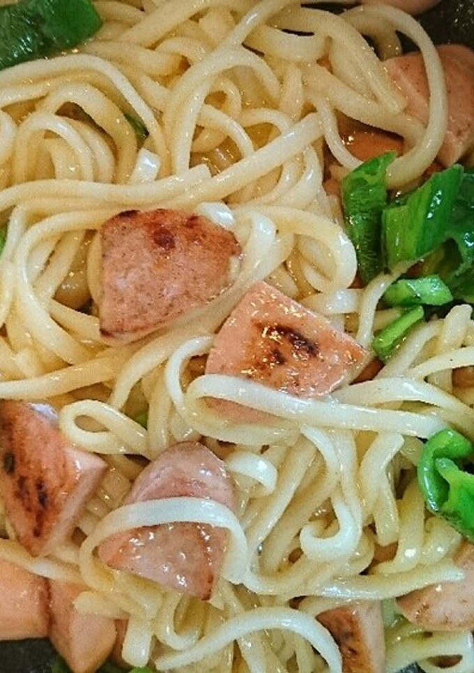 めんつゆで簡単！美味しい！焼きうどん！-レシピのメイン写真