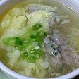餃子の具で作る肉団子スープ☆