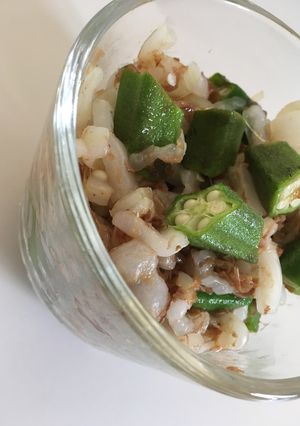 たっぷりおかかの白菜おくら和え-レシピのメイン写真