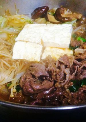 リンゴとハチミツで♡砂糖なしのすき焼き-レシピのメイン写真