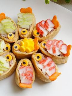 ♥可愛い!金魚いなり寿司♥-レシピのメイン写真