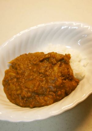 秋には、南瓜と合挽きミンチのカレー-レシピのメイン写真