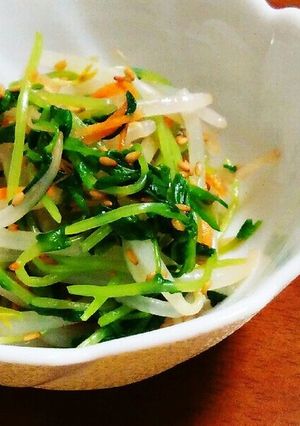 もやしと豆苗のナムル♪-レシピのメイン写真