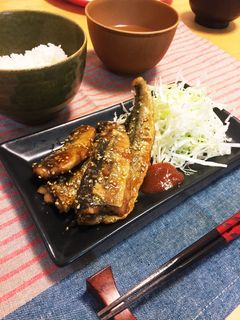 さんまの蒲焼き甘辛コチュジャンだれ-レシピのメイン写真
