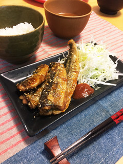 さんまの蒲焼き甘辛コチュジャンだれ-レシピのメイン写真