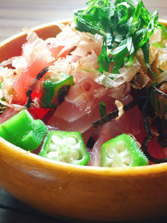 マグロとオクラの塩昆布和え-レシピのメイン写真
