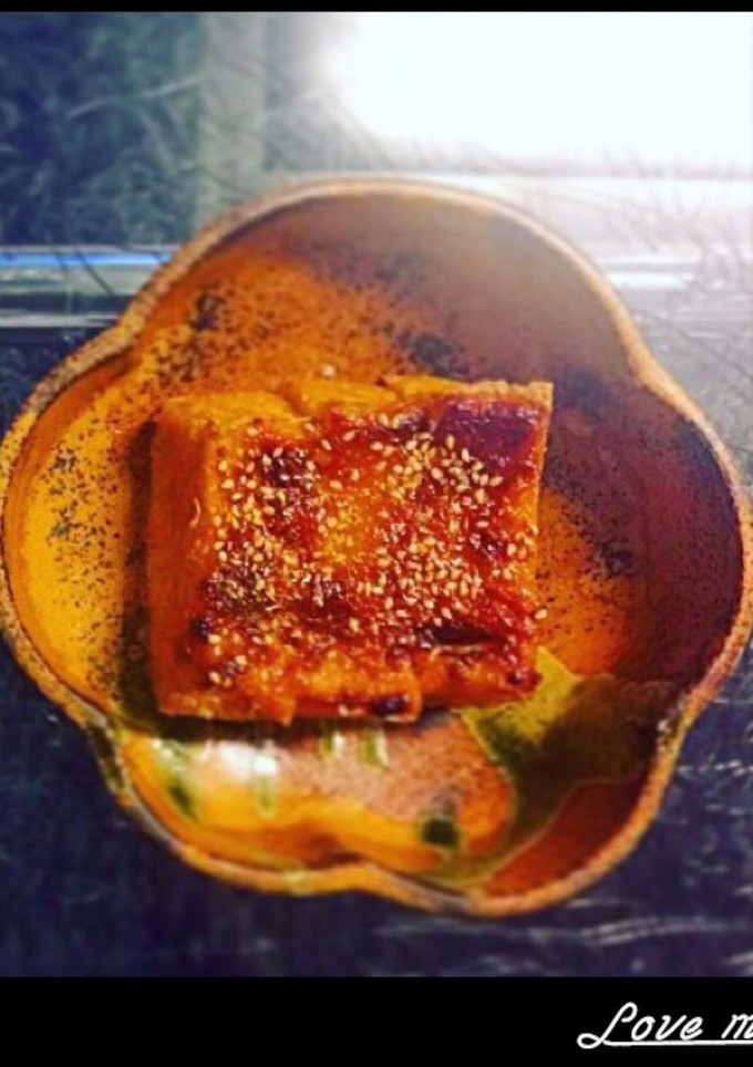 簡単！厚揚げの味噌マヨ山椒焼き-レシピのメイン写真