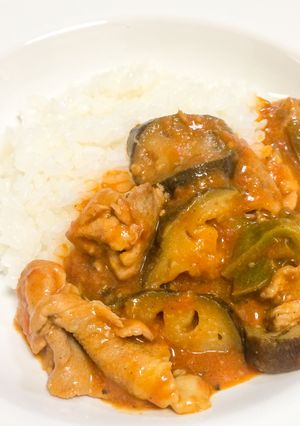 トマト煮のリメイク❤️簡単トマトカレー-レシピのメイン写真