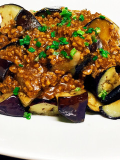 秋なすの豚そぼろカレーかけ-レシピのメイン写真