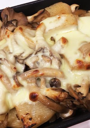 長芋とキノコのバター醤油チーズ焼き-レシピのメイン写真