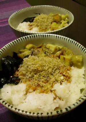 なすじゃこ納豆おろしDON-レシピのメイン写真