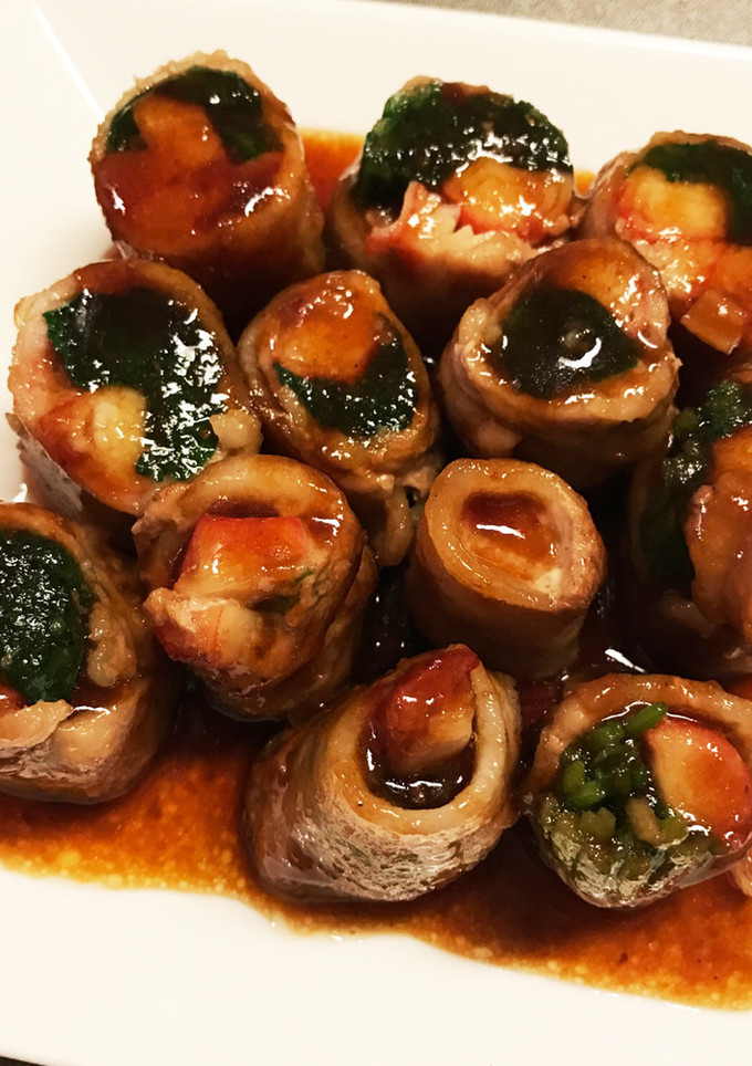 ほうれん草とカニカマの肉巻き-レシピのメイン写真