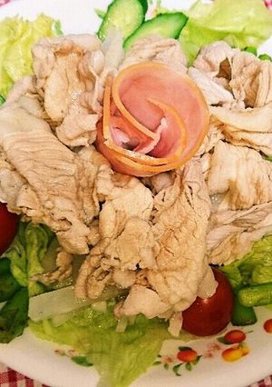 豚と大根レタス胡瓜の贅沢冷しゃぶサラダ-レシピのメイン写真