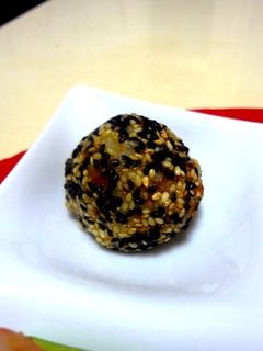 カボチャの肉入り胡麻団子-レシピのメイン写真