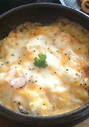 【簡単】おやつのカールで作るチーズドリア-レシピのメイン写真