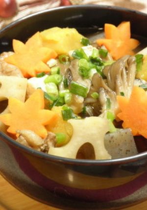 秋野菜たっぷり☆あったかけんちん汁-レシピのメイン写真