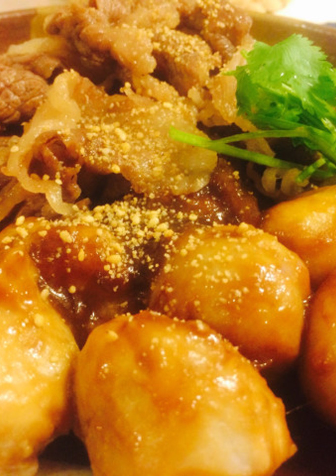 里芋と牛肉の簡単煮物♬-レシピのメイン写真