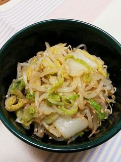 白菜ともやしのお浸し-レシピのメイン写真