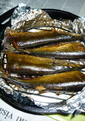 キャプスキで汐秋刀魚の燻製-レシピのメイン写真