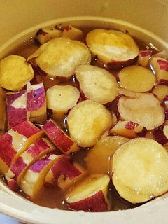 さつまいも煮ゆず茶煮(レンジ圧力鍋)-レシピのメイン写真