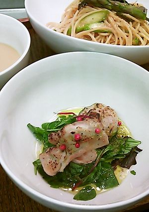 鶏もも肉柚子胡椒サラダ-レシピのメイン写真