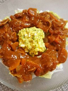 意外と合う! 大根サラダで食べるカレー-レシピのメイン写真